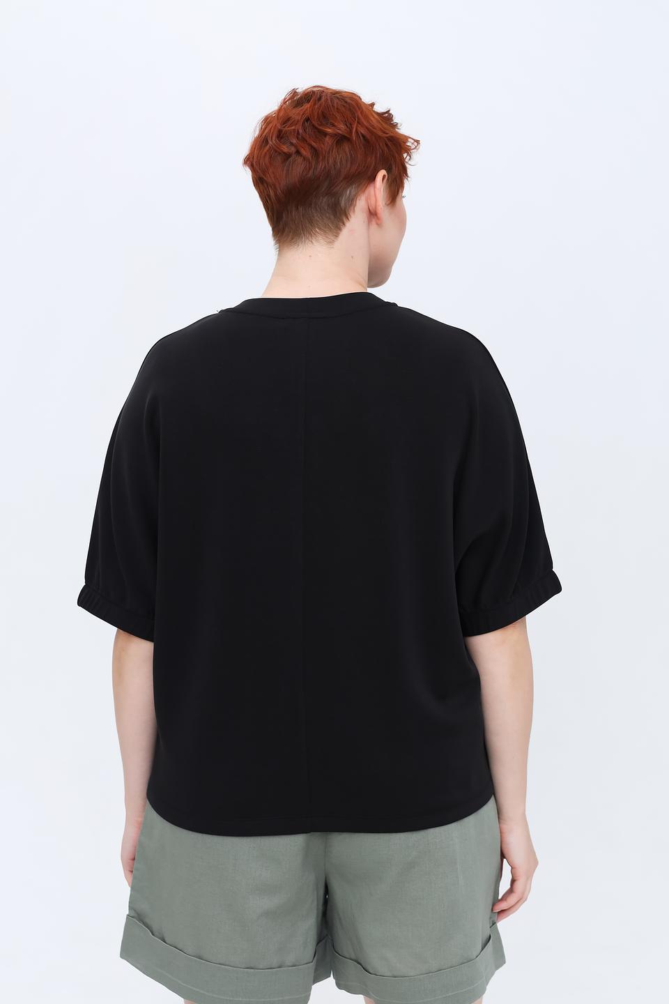 Футболка Pezzo чёрная с коротким рукавом