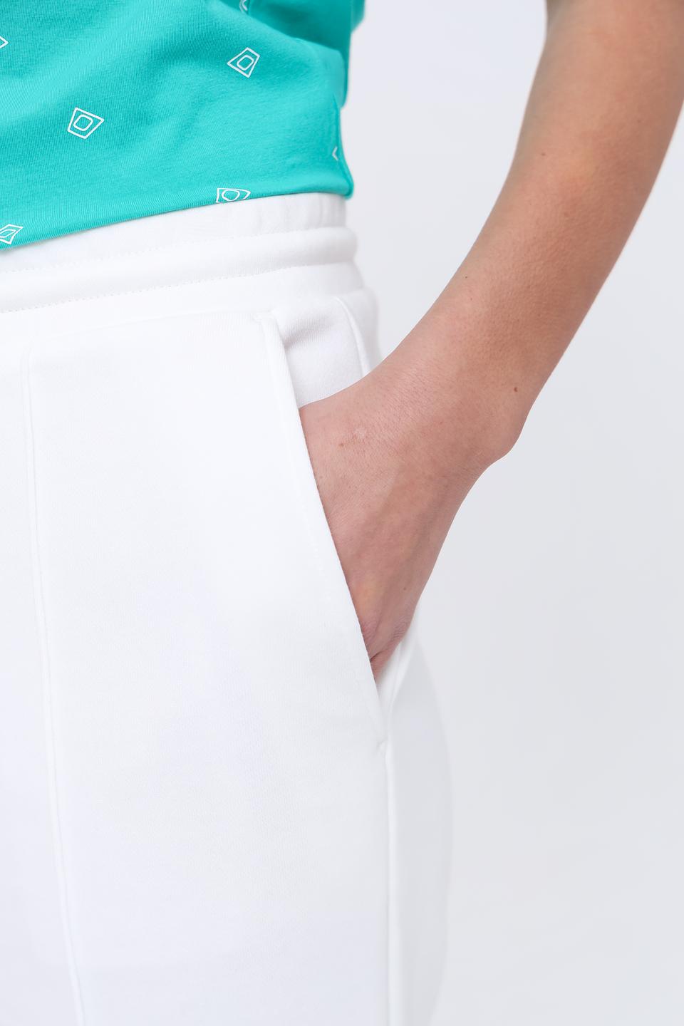 Брюки трикотажные Pezzo белые