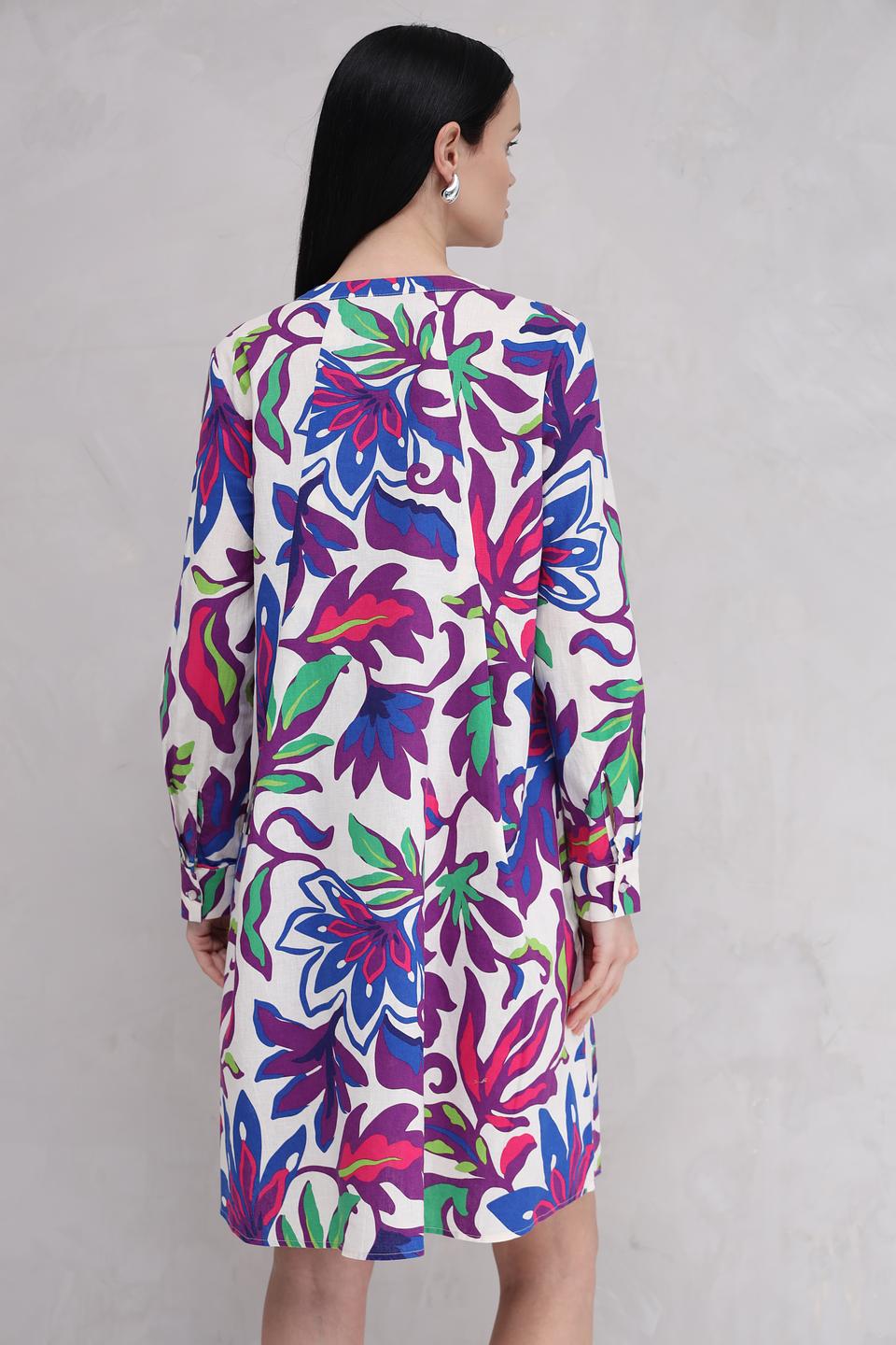 Платье Oui с цветочным принтом