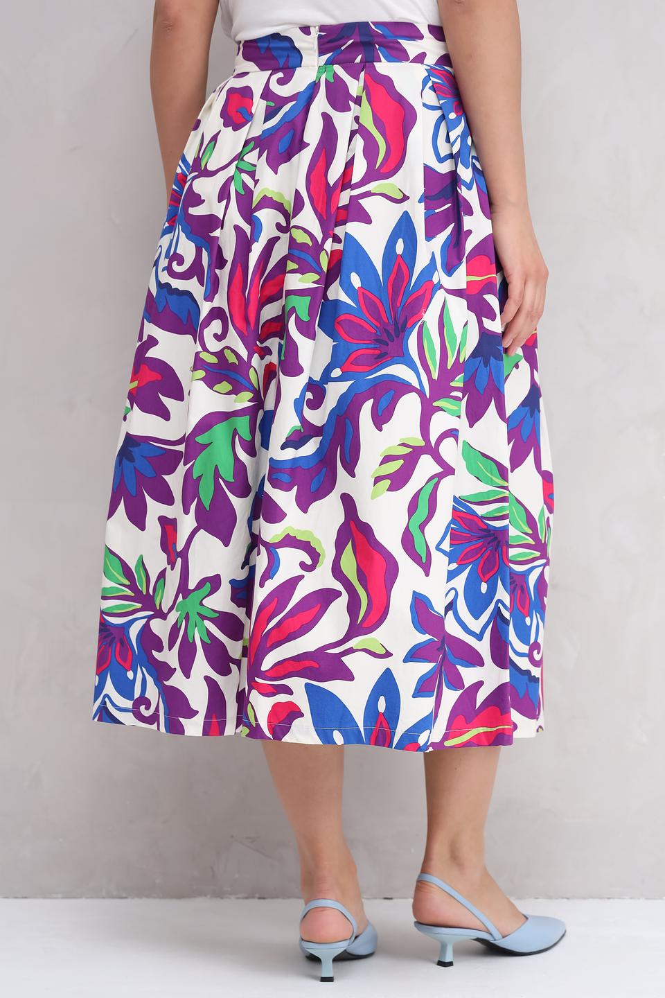 Юбка Oui с цветочным принтом