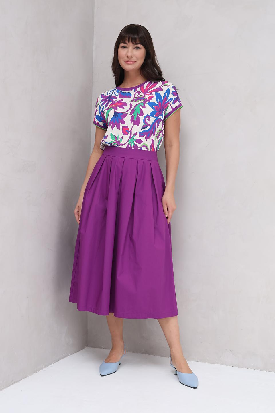 Блуза Oui с цветочным принтом