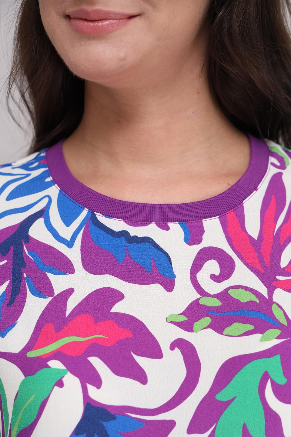 Блуза Oui с цветочным принтом