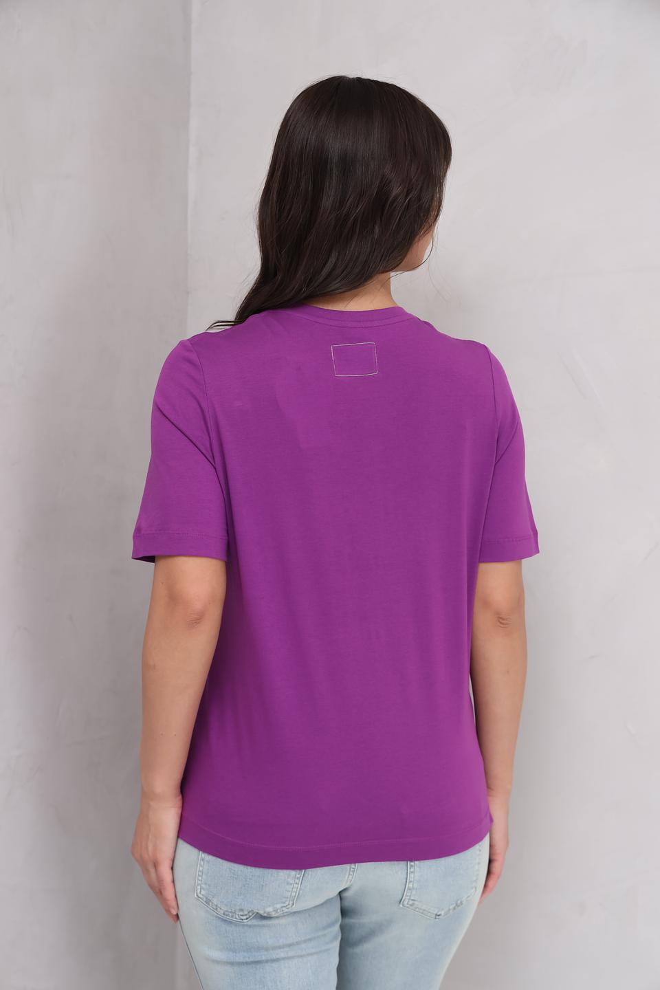 Футболка Oui с принтом фиолетовый
