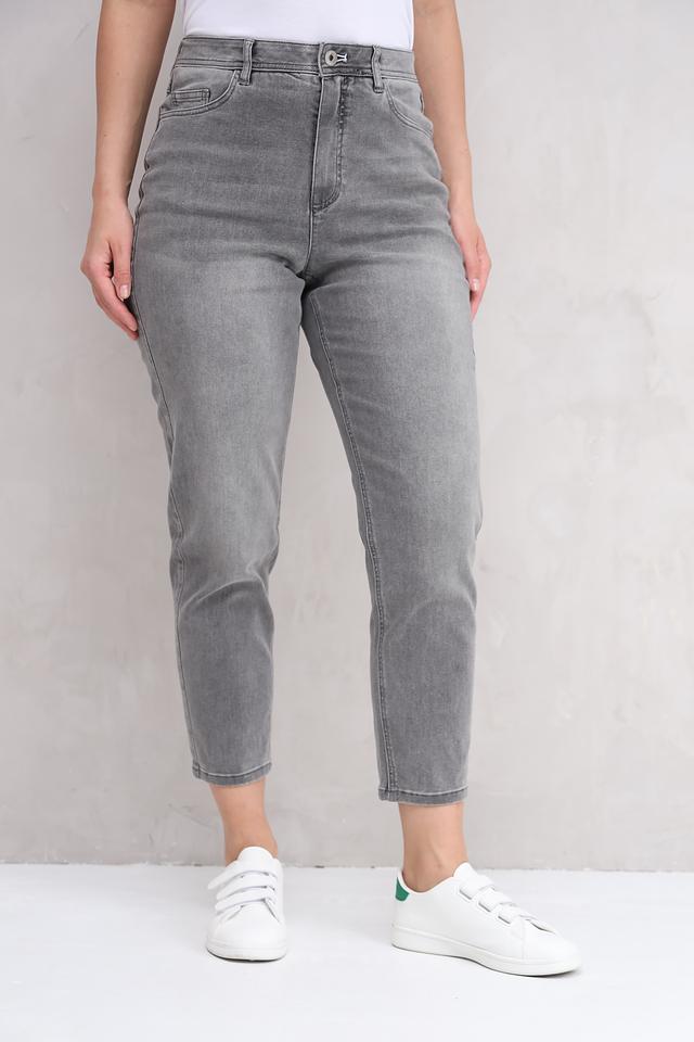 Джинсы Taifun серые укороченные