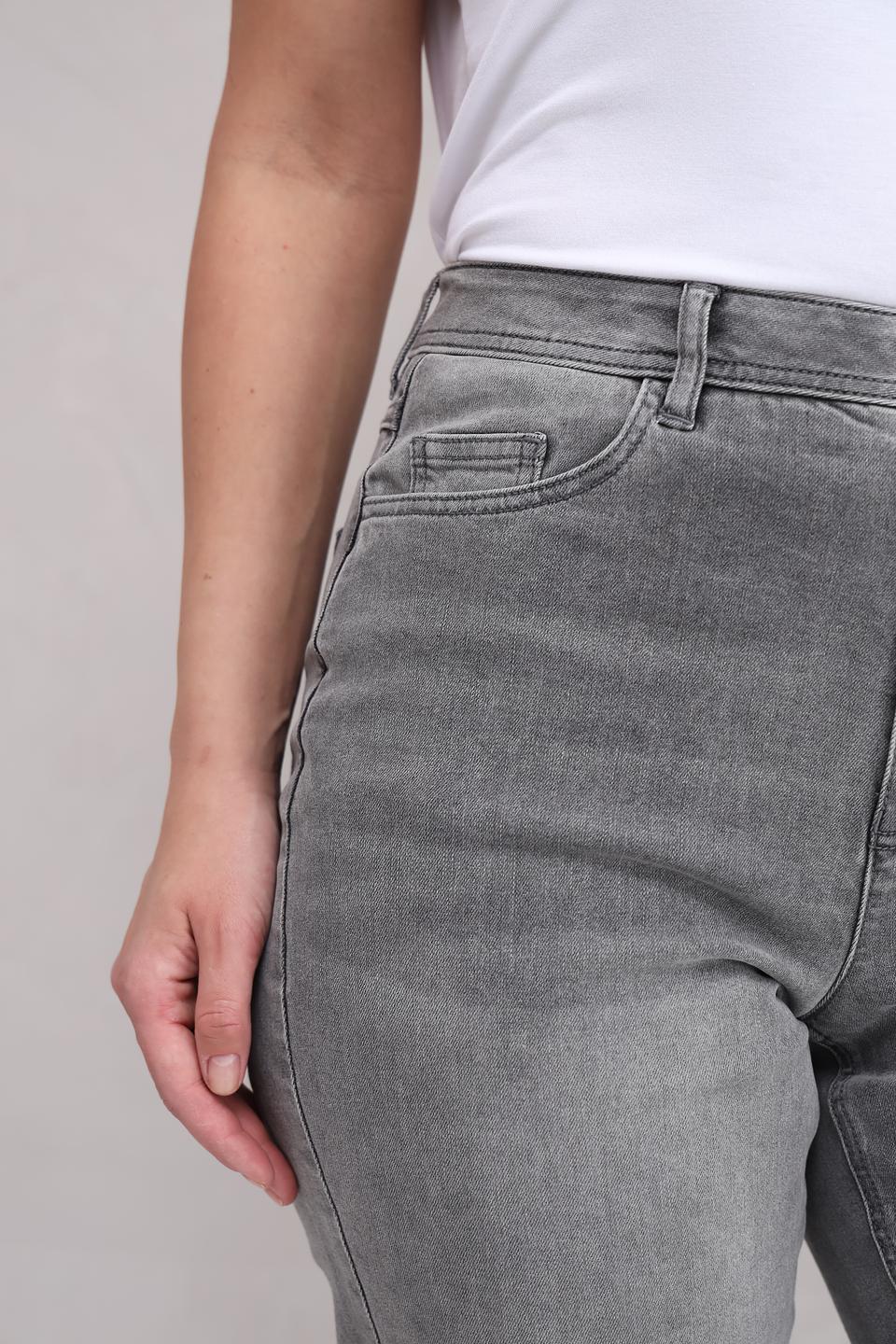 Джинсы Taifun серые укороченные