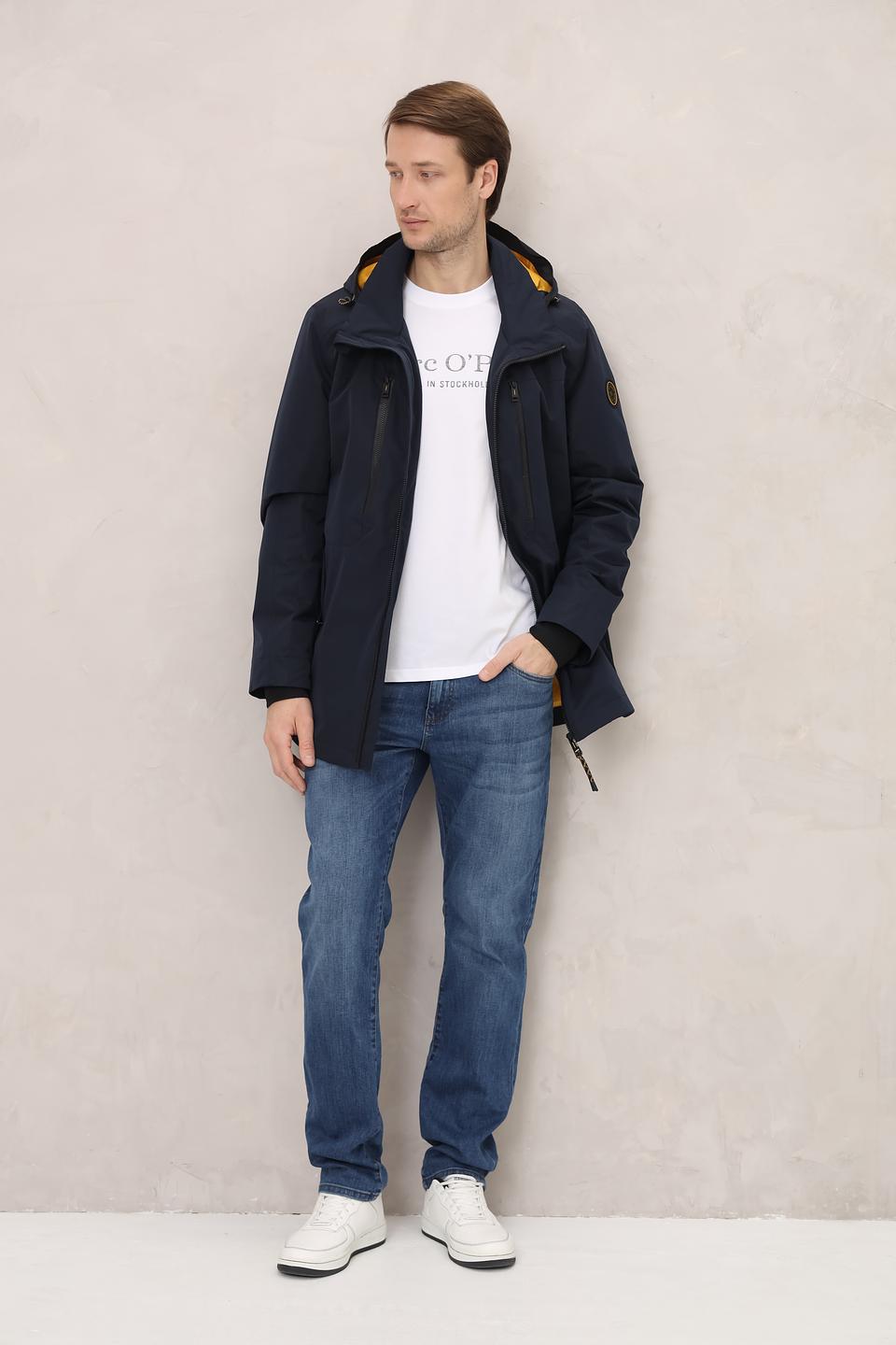 Куртка Casa Moda синяя с капюшоном