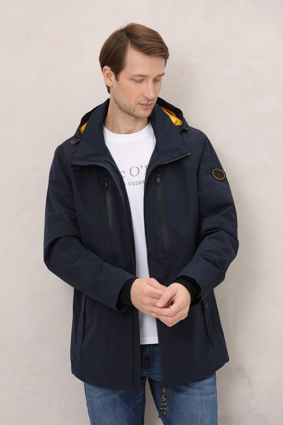 Куртка Casa Moda синяя с капюшоном