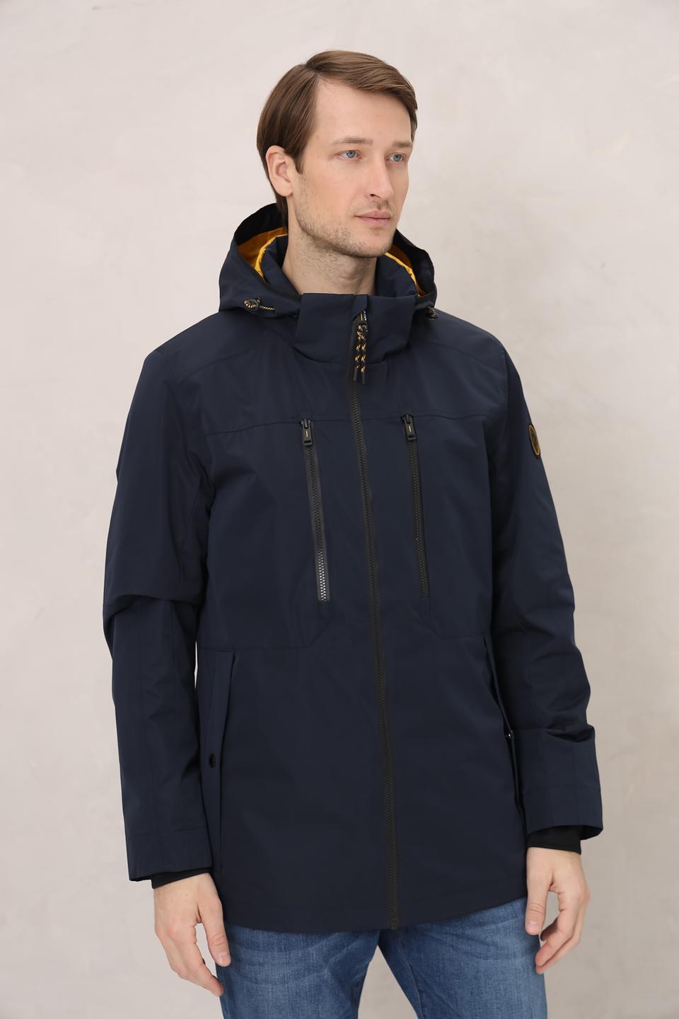 Куртка Casa Moda синяя с капюшоном