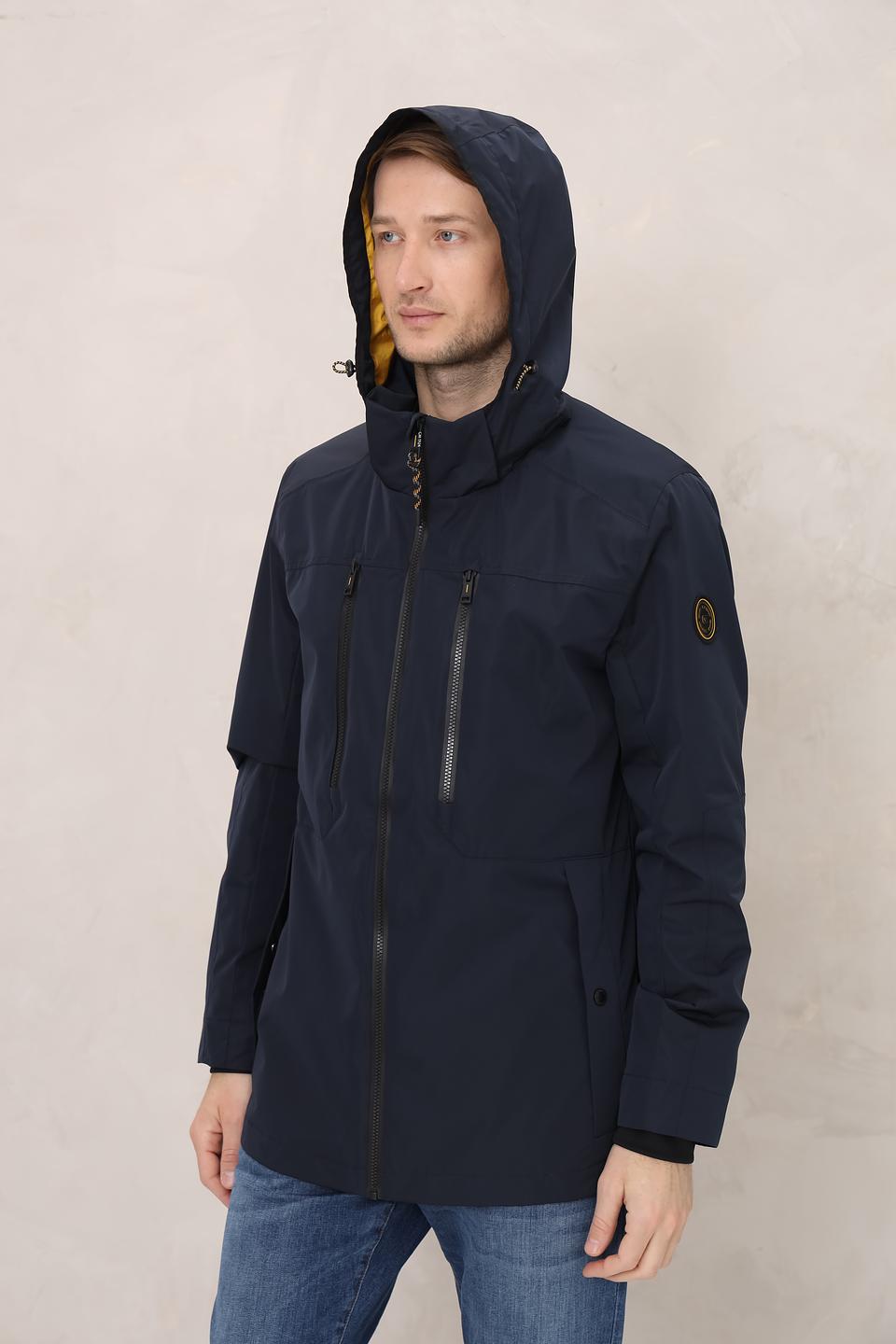 Куртка Casa Moda синяя с капюшоном