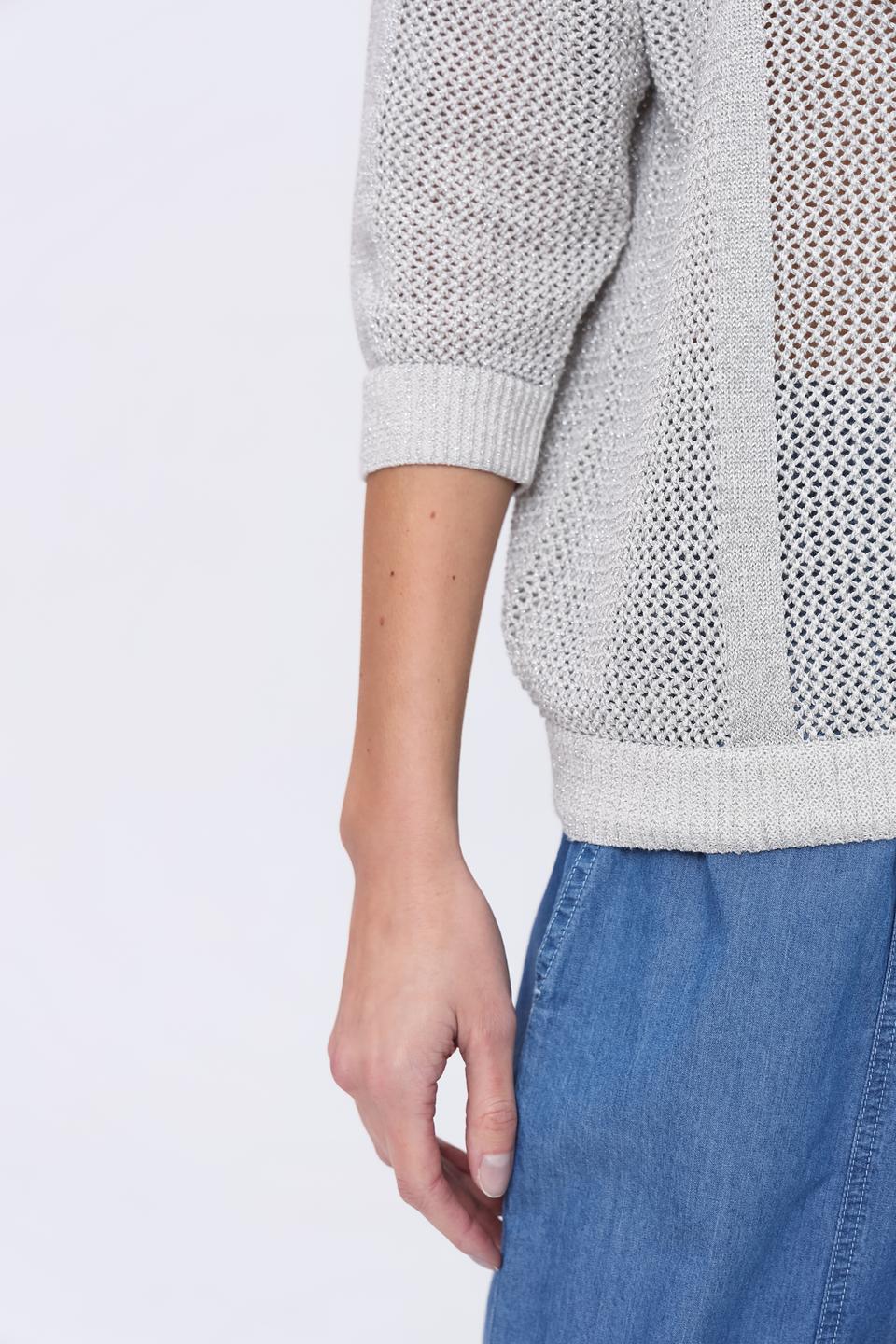 Пуловер Pezzo с капюшоном серый