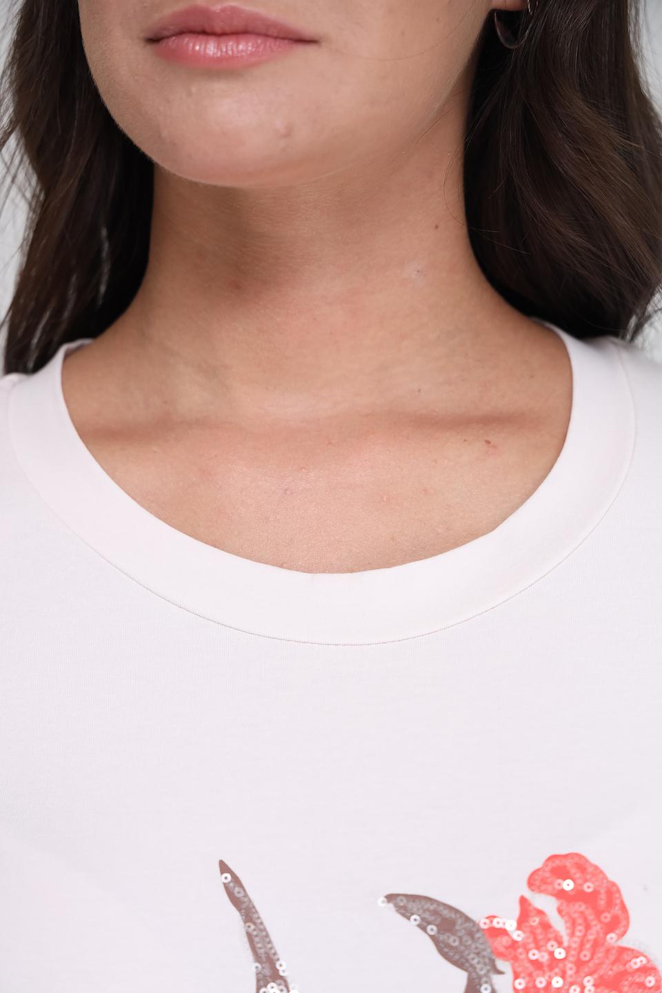 Футболка Pezzo с цветочным принтом