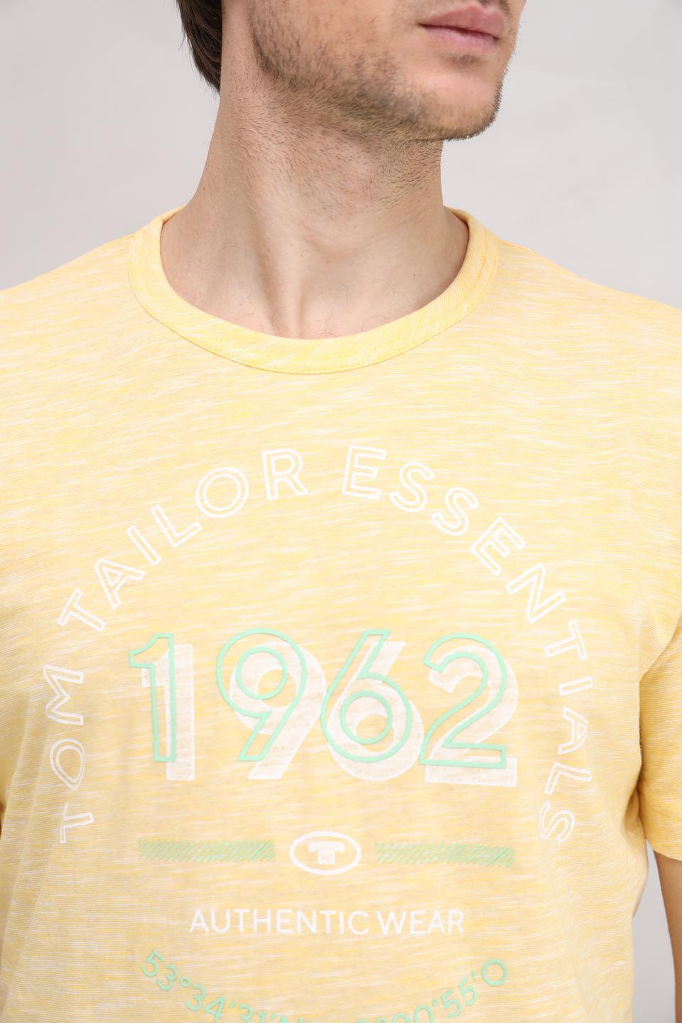 Футболка Tom Tailor Essentials желтая