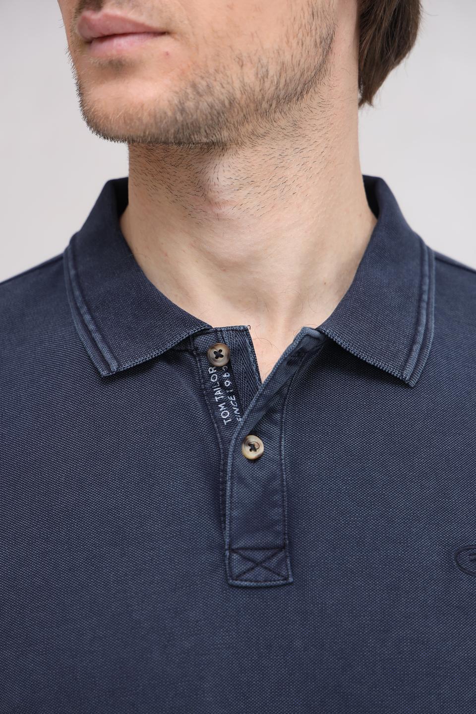 Поло Tom Tailor мужское тёмно-синее