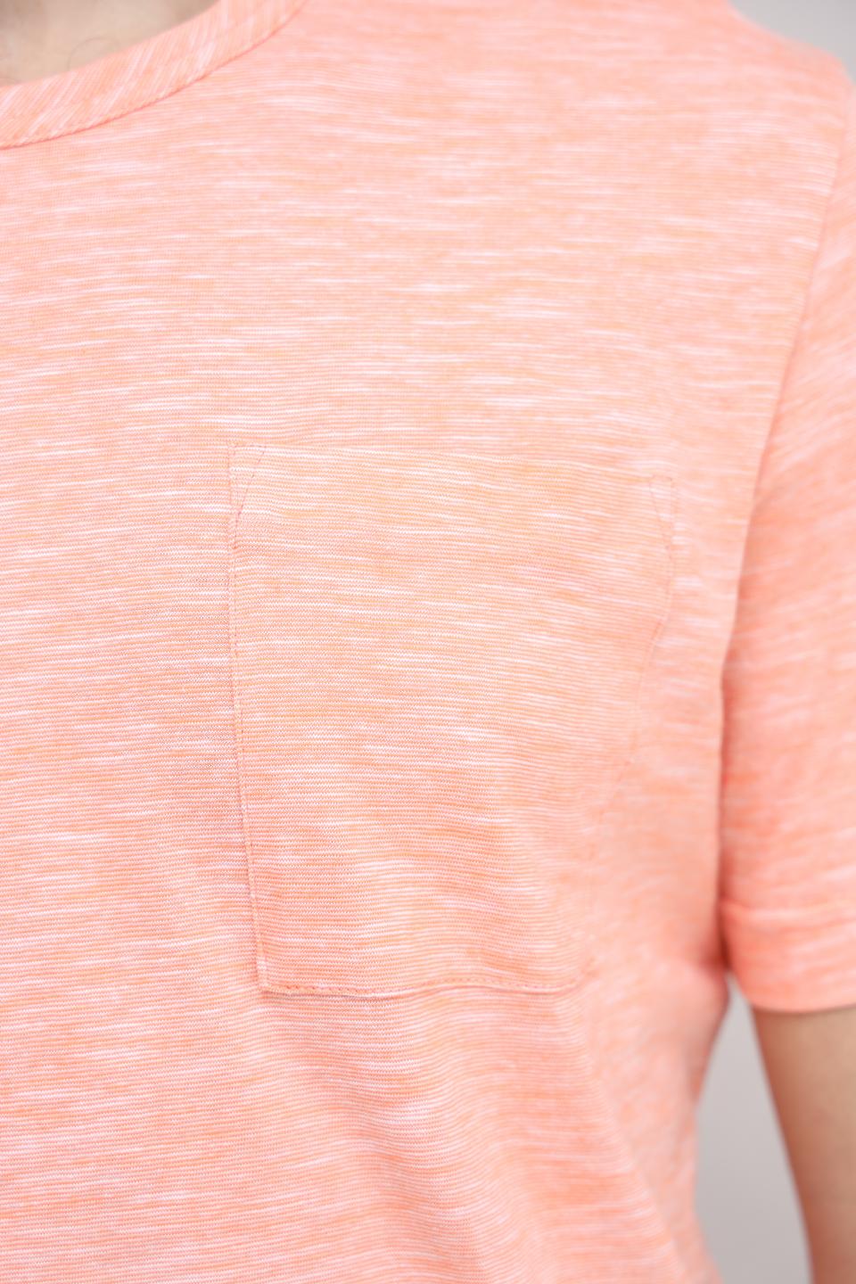 Футболка Tom Tailor меланж персиковый