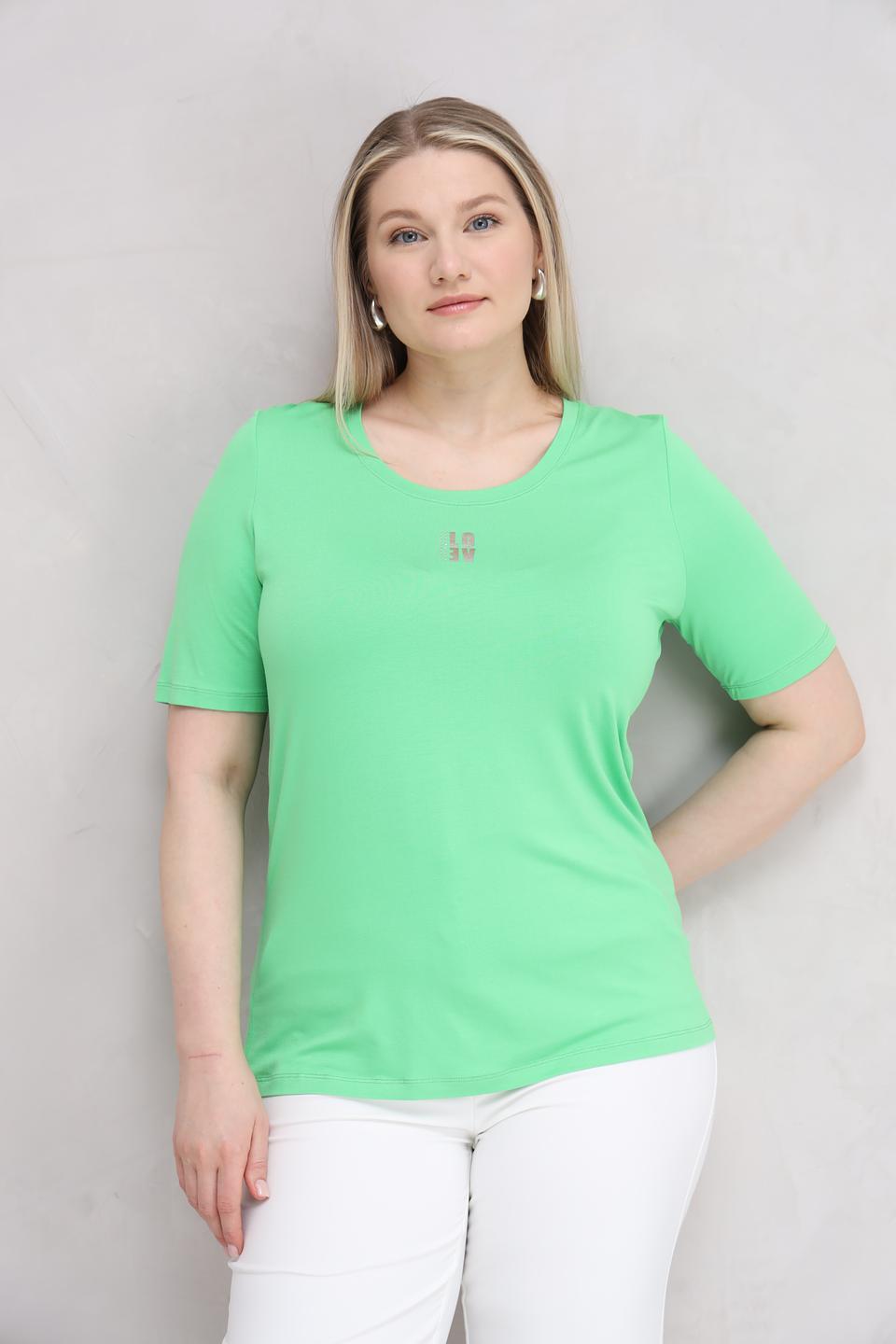 Футболка Tuzzi лайм с логотипом