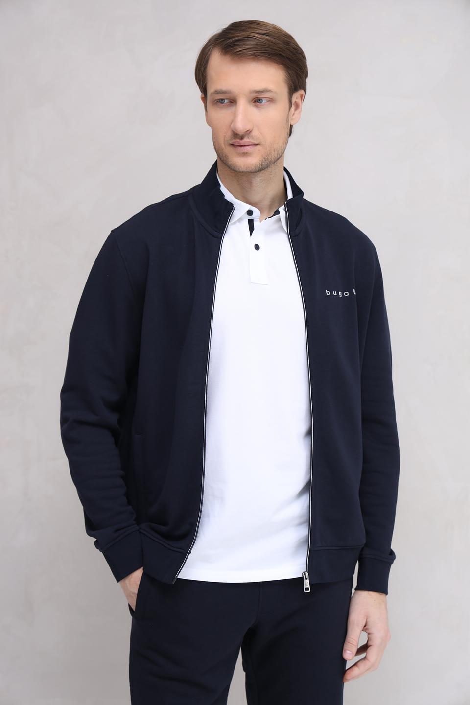 Кардиган Bugatti мужской тёмно-синий