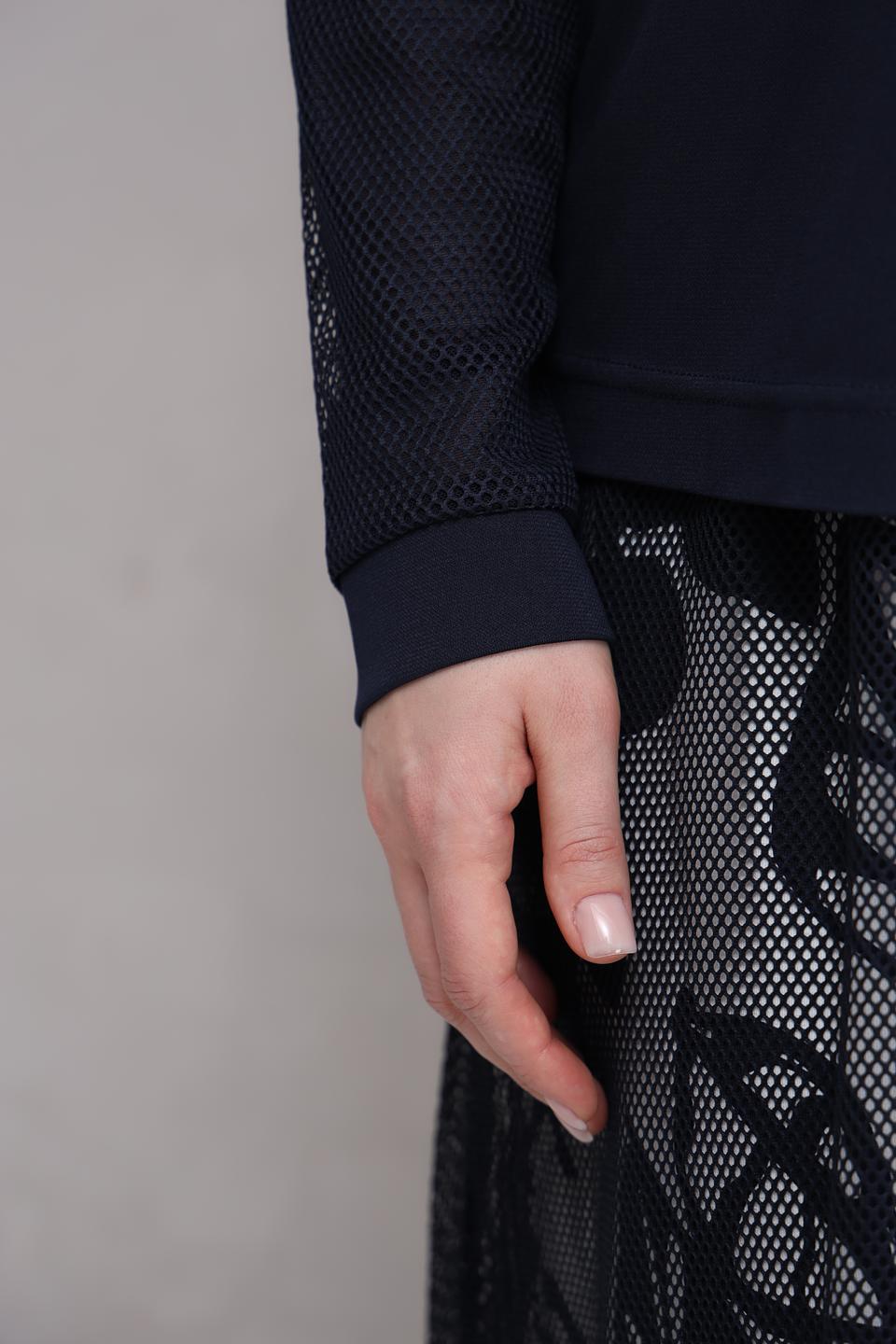 Жакет Lebek с карманами темно-синий