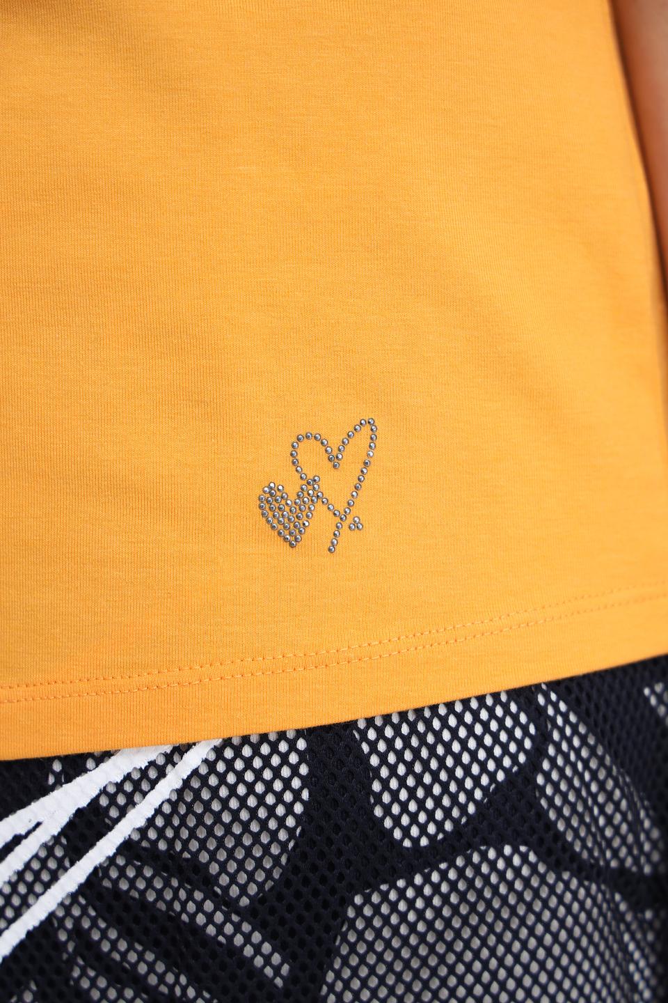 Футболка Barbara Lebek горчичная