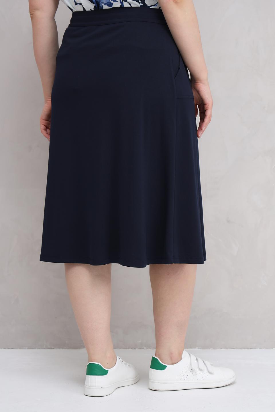 Юбка Barbara Lebek темно-синяя