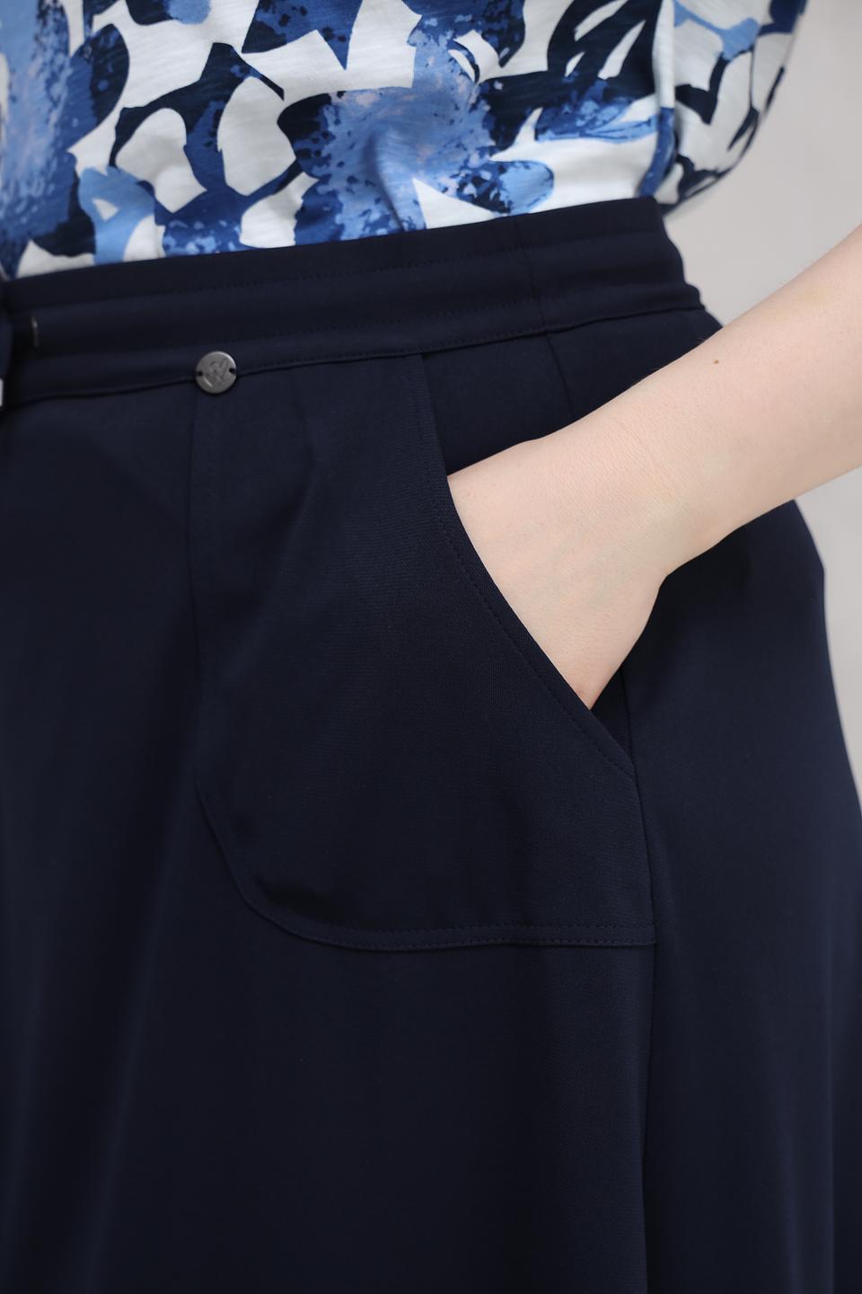 Юбка Barbara Lebek темно-синяя