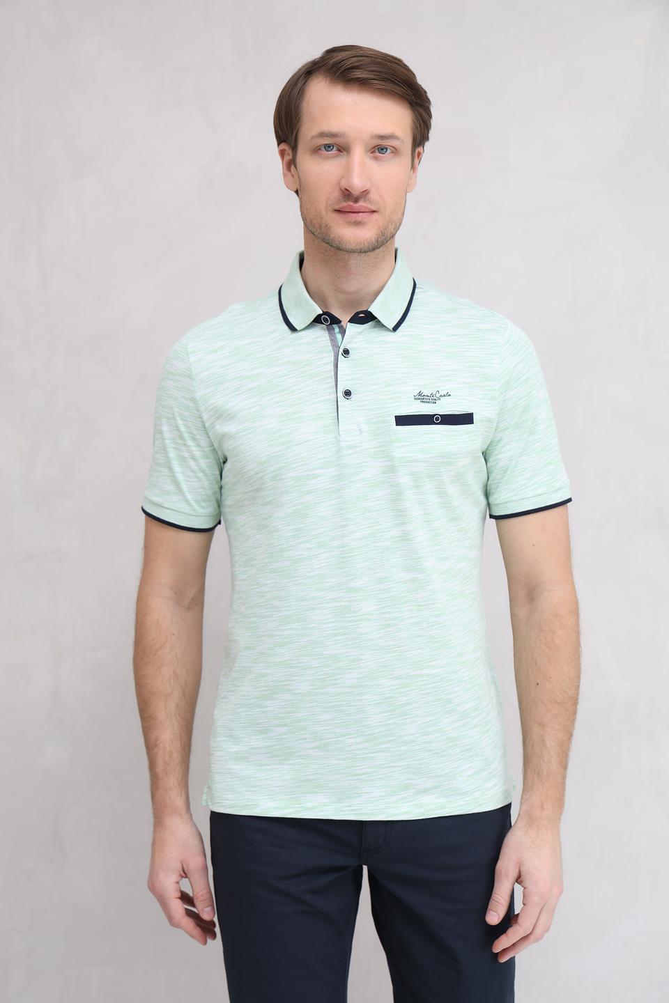 Поло Monte Carlo мятное с отделкой