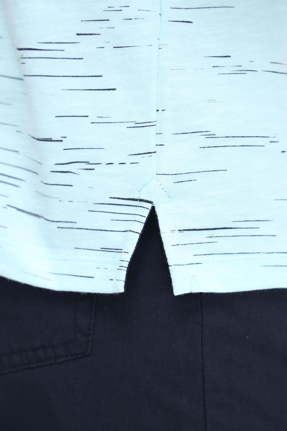 Поло Monte Carlo с принтом мятное