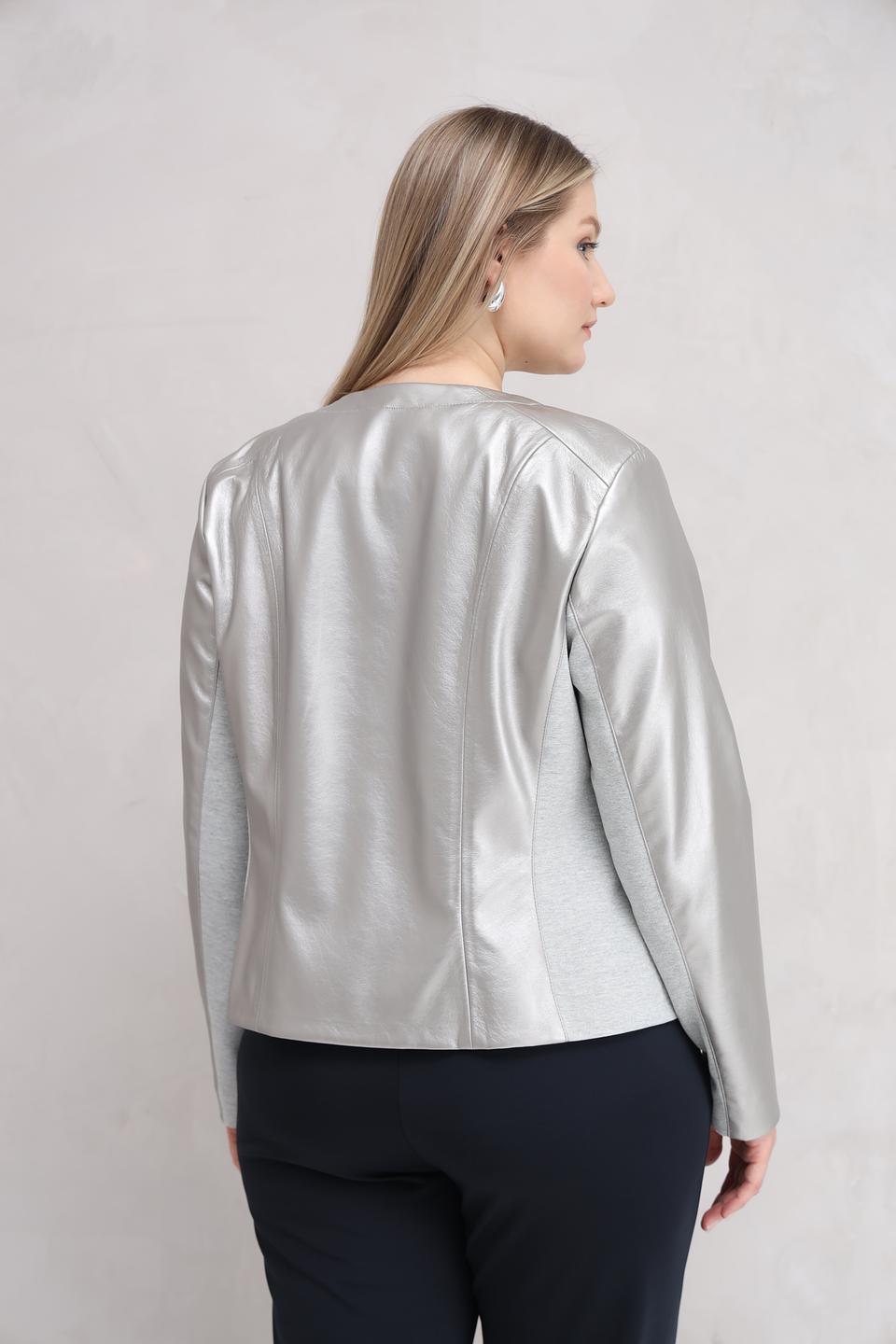Куртка Bianca серебристая