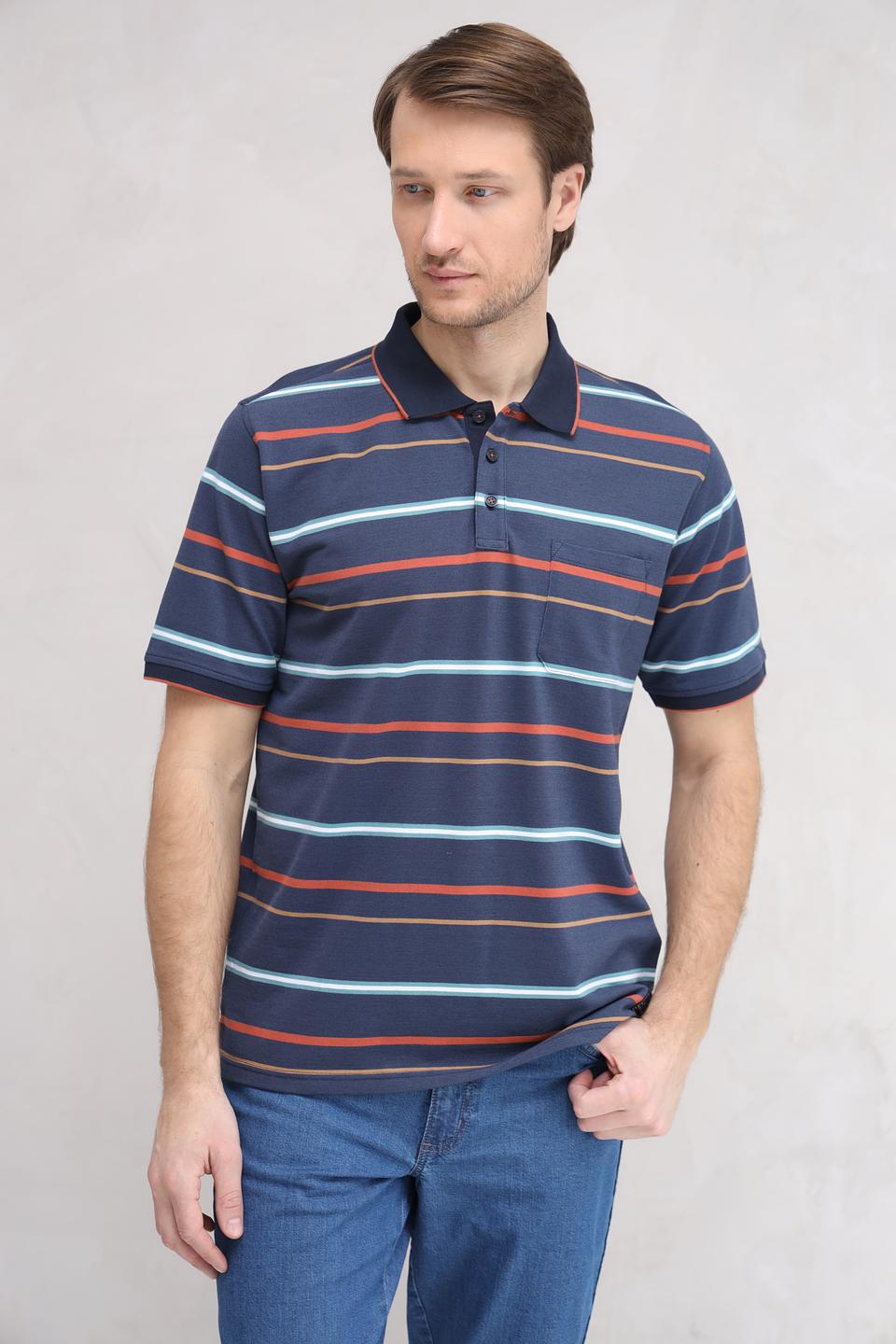 Поло Casa Moda в полоску