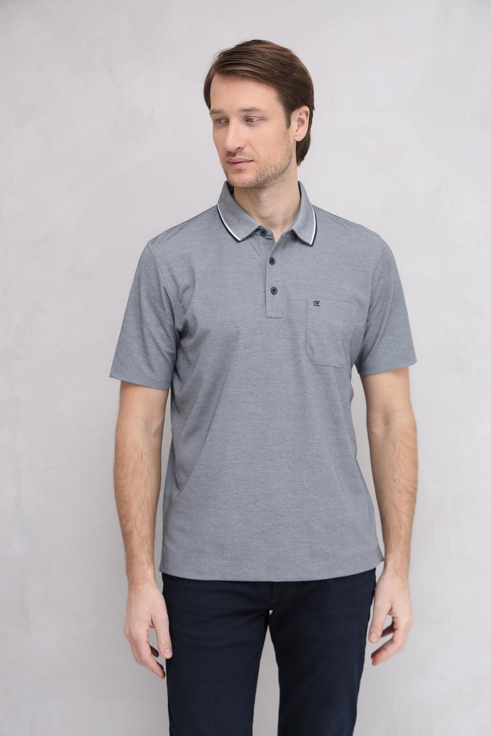 Поло Casa Moda с меланжем