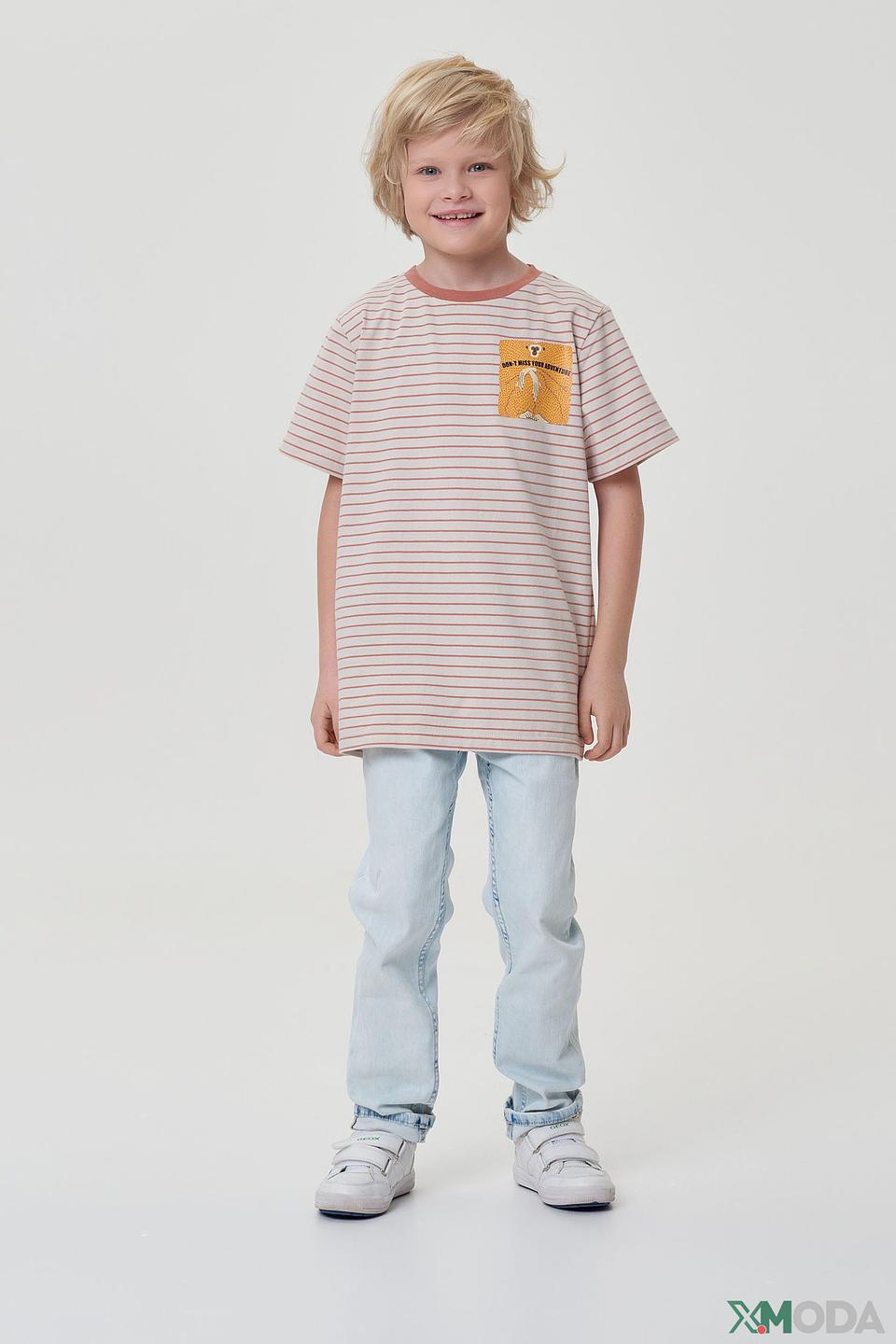 Футболка Choupette в полоску бежевый