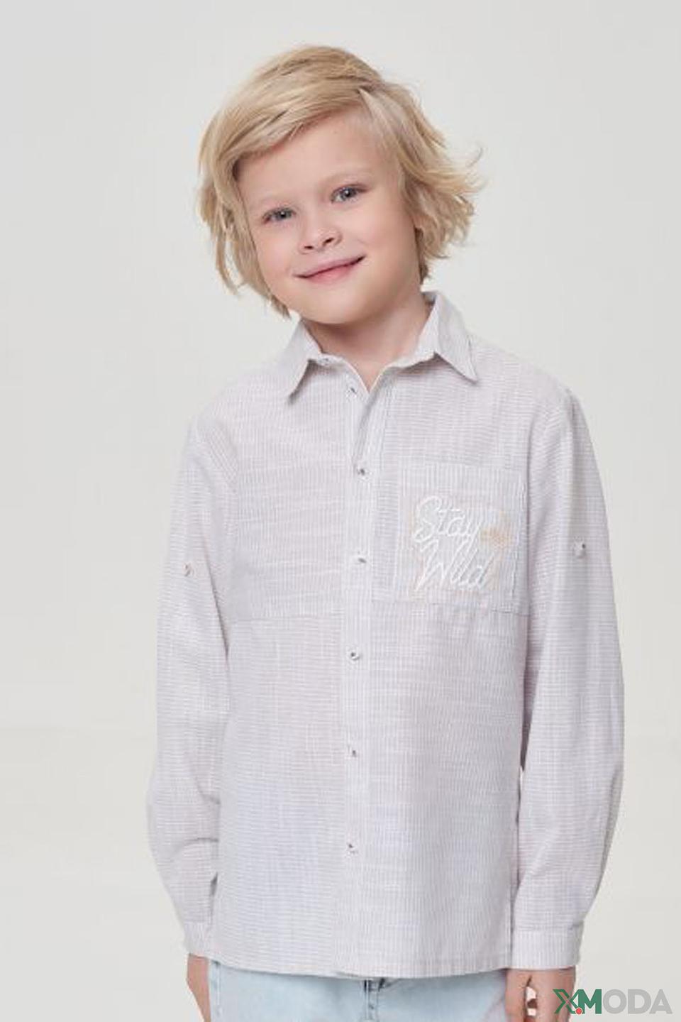 Рубашка Choupette в клетку бежевая