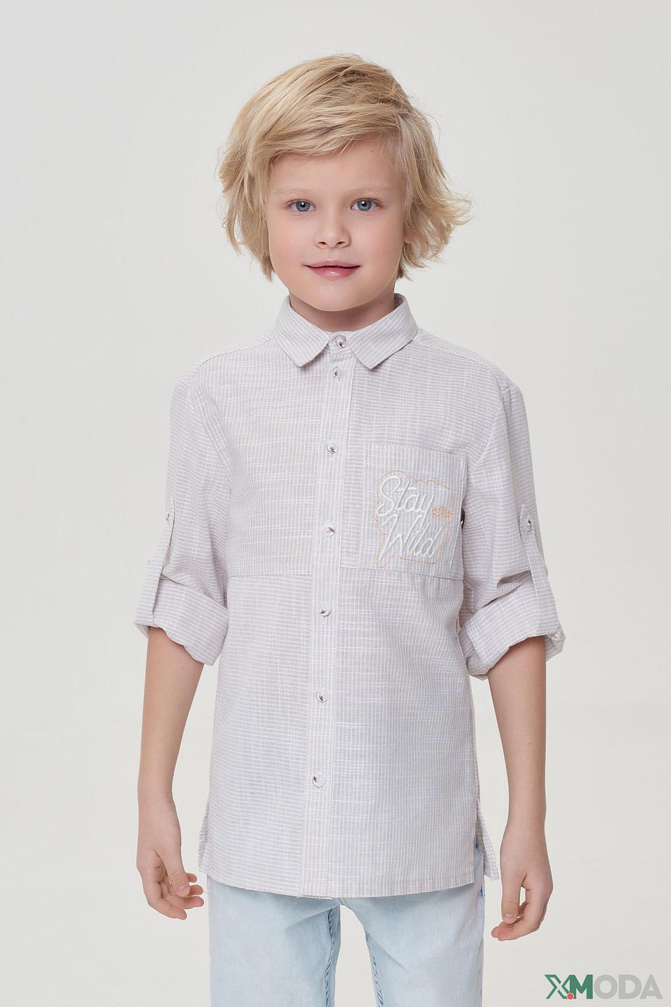 Рубашка Choupette в клетку бежевая