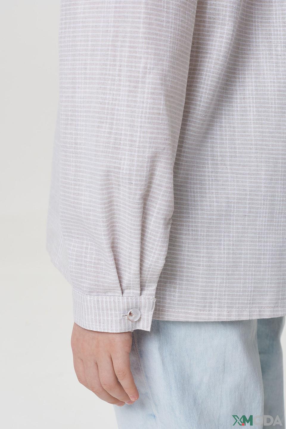 Рубашка Choupette в клетку бежевая