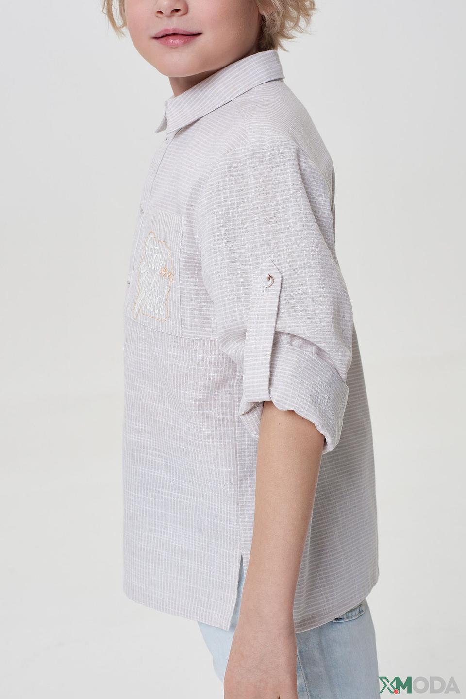Рубашка Choupette в клетку бежевая