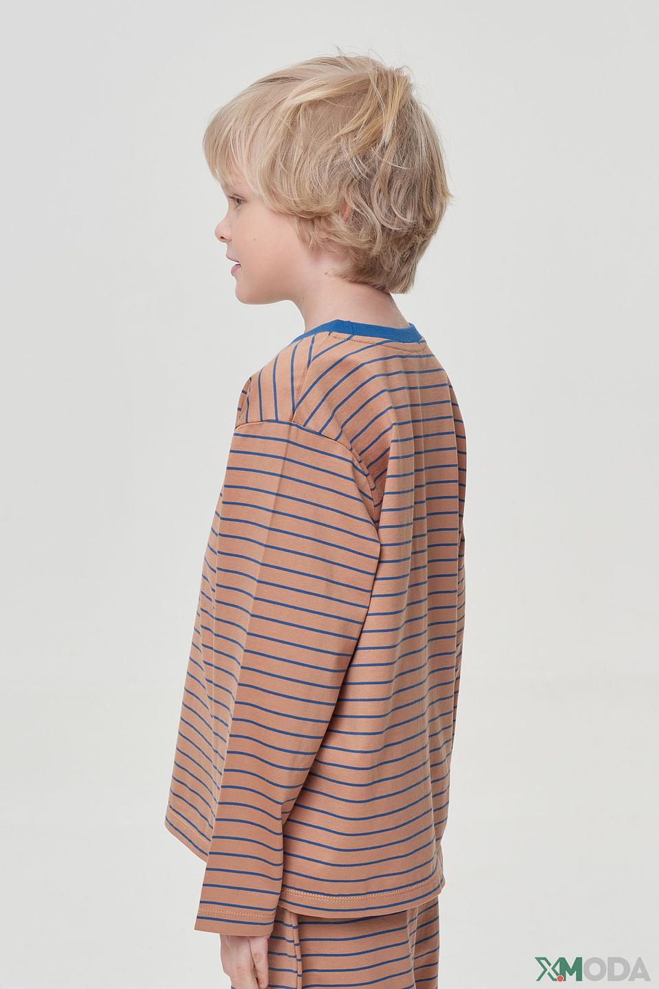 Джемпер Choupette для мальчика бежевый с надписью