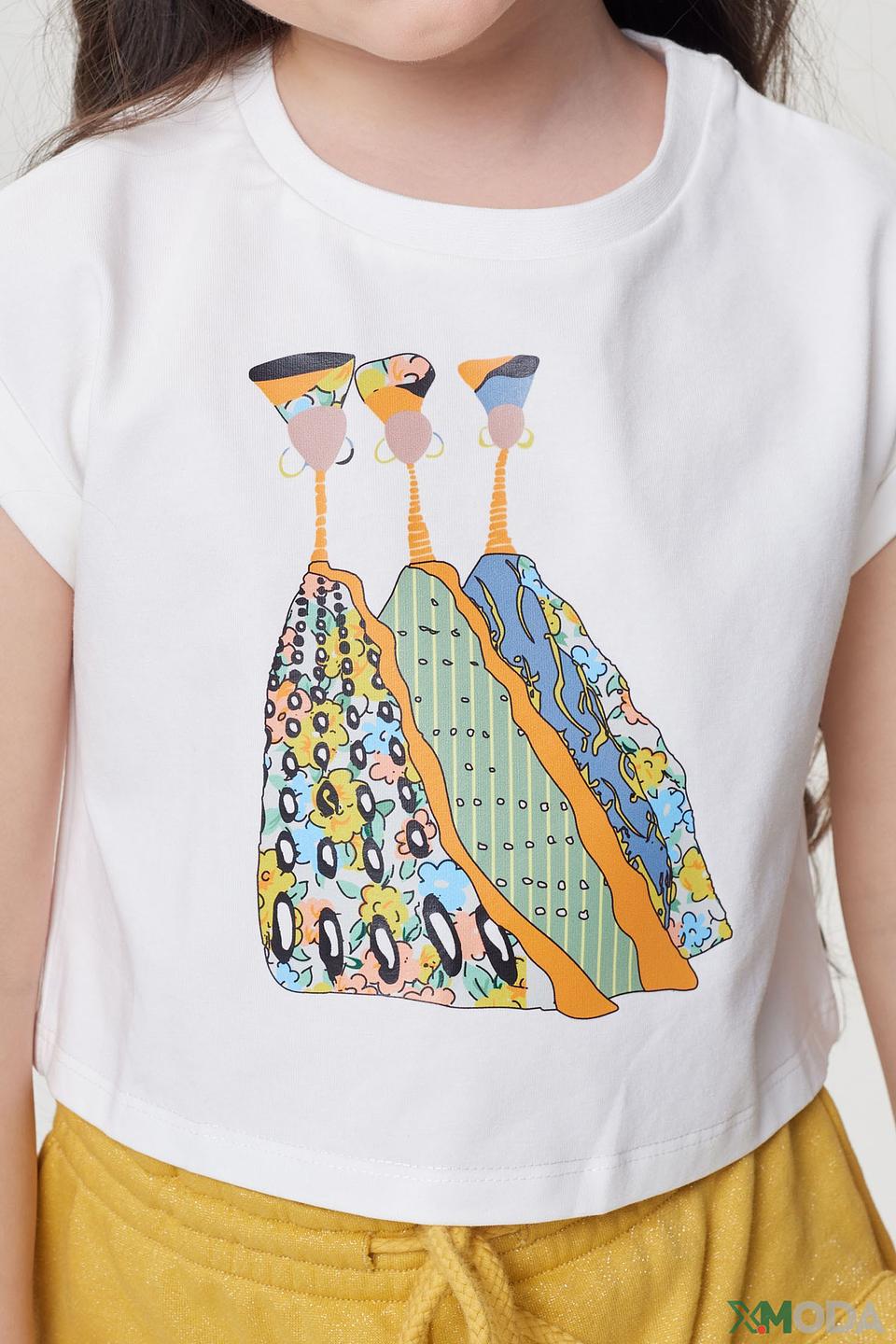 Футболка Choupette дев. с принтом