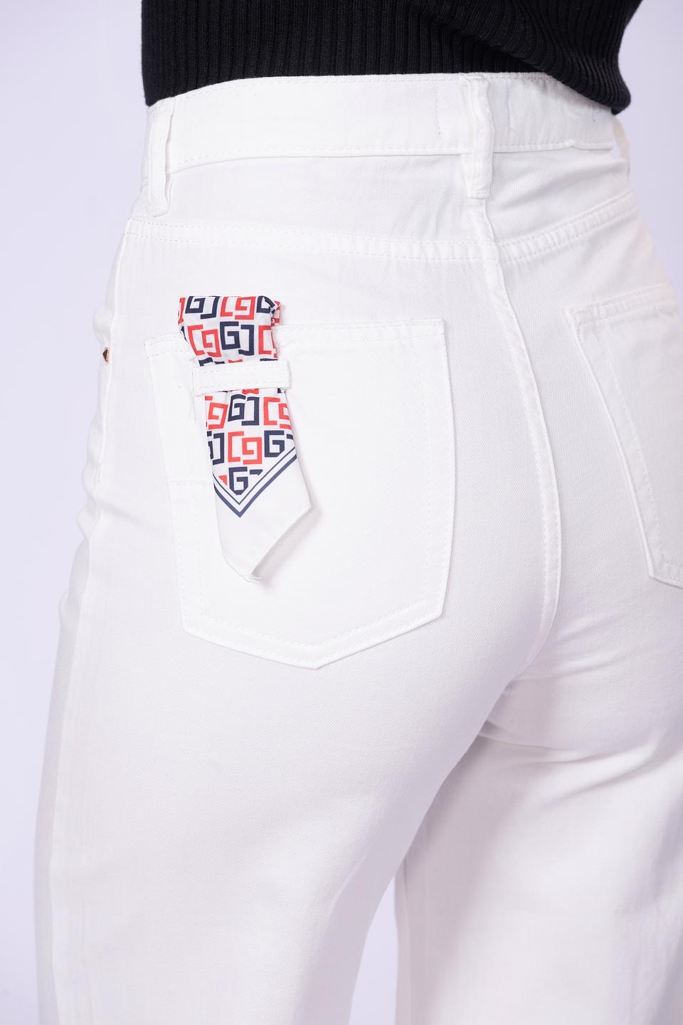 Брюки Gaudi палаццо белые