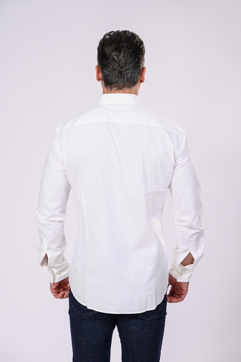 Рубашка Hugo белая с логотипом