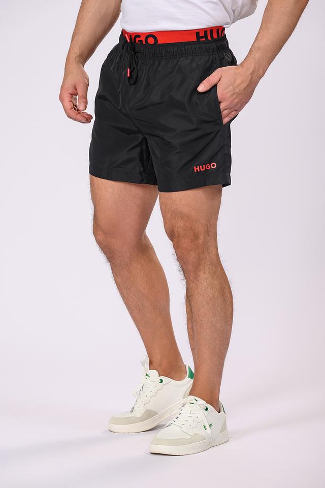 Плавки Hugo с логотипом чёрные