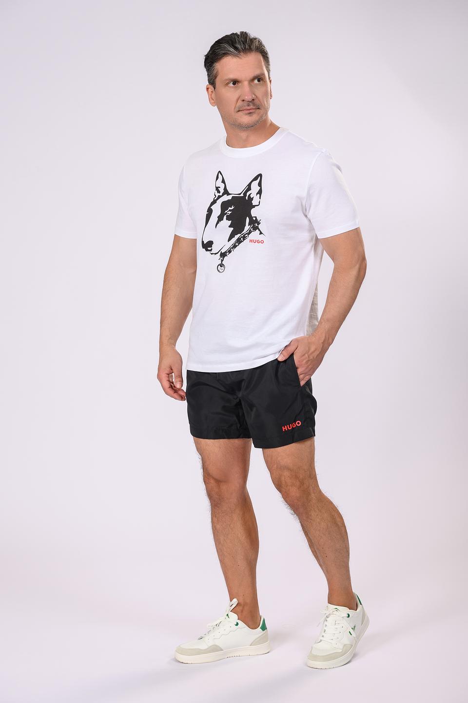 Плавки Hugo с логотипом чёрные