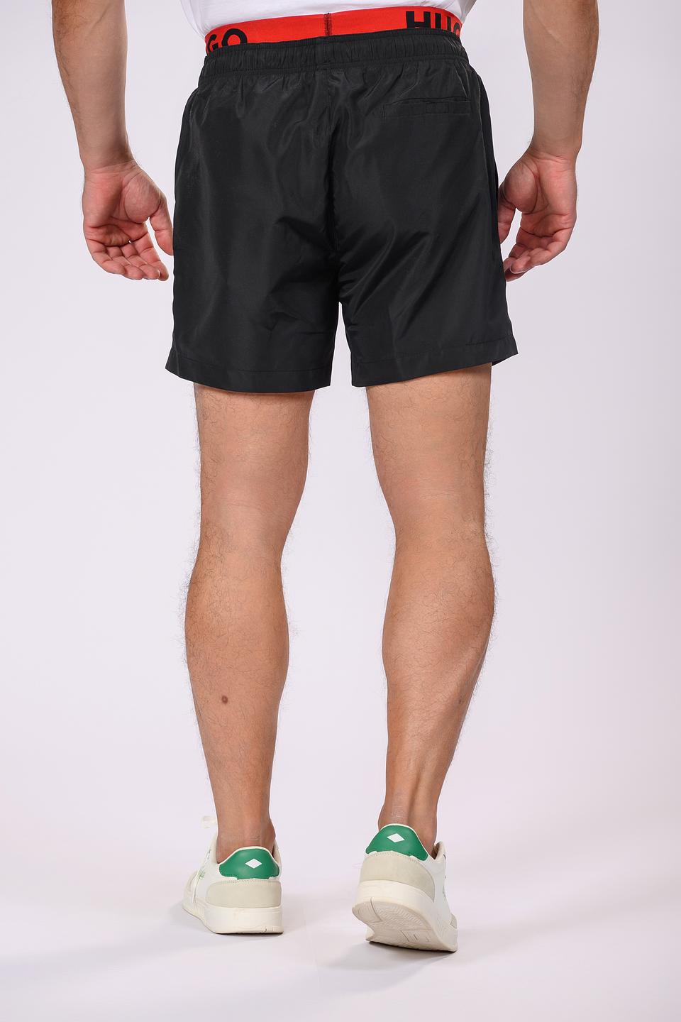 Плавки Hugo с логотипом чёрные