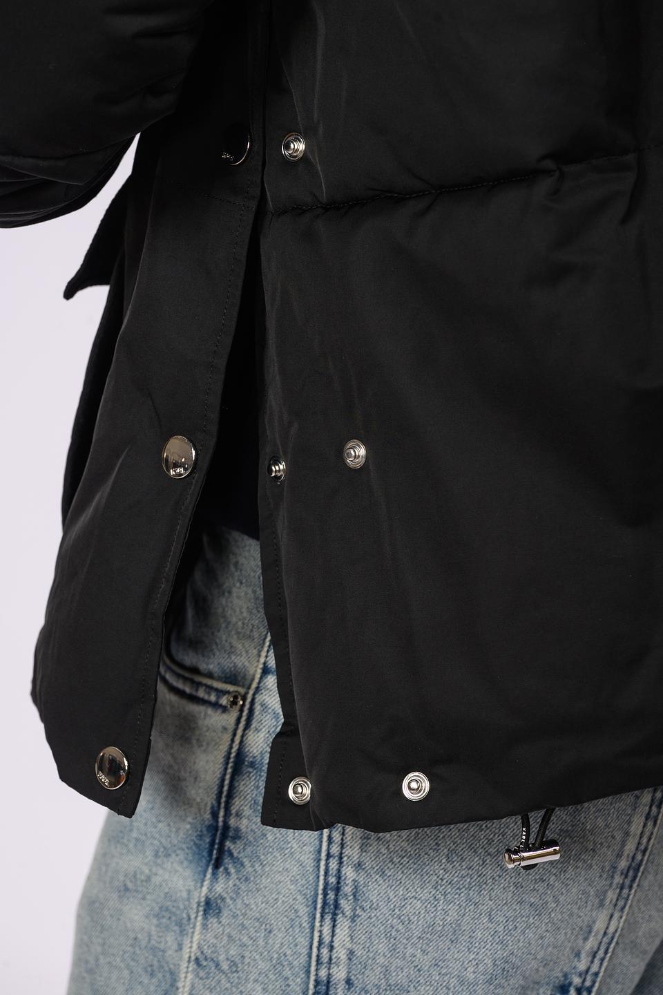 Куртка Karl Lagerfeld чёрная стеганая