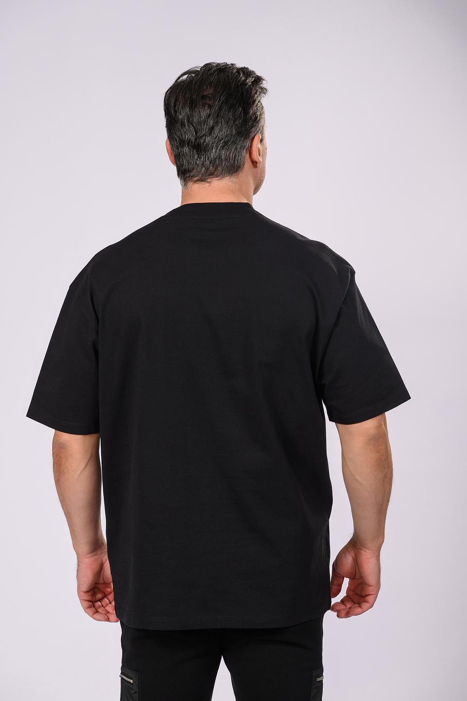 Футболка Hugo с принтом чёрная