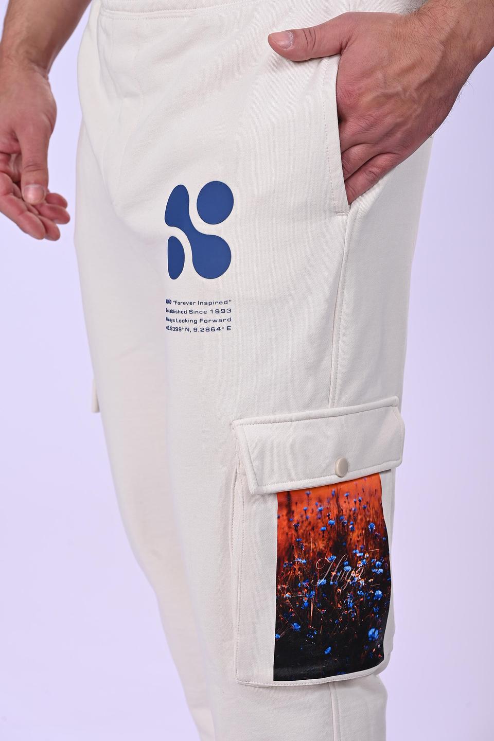 Брюки карго Hugo бежевые