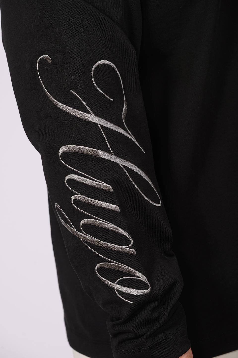 Джемпер Hugo логотип чёрный