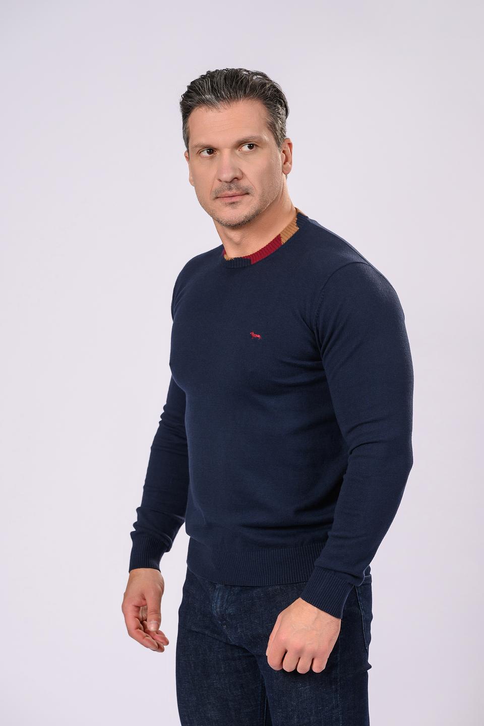 Джемпер Harmont & Blaine муж. тёмно-синий