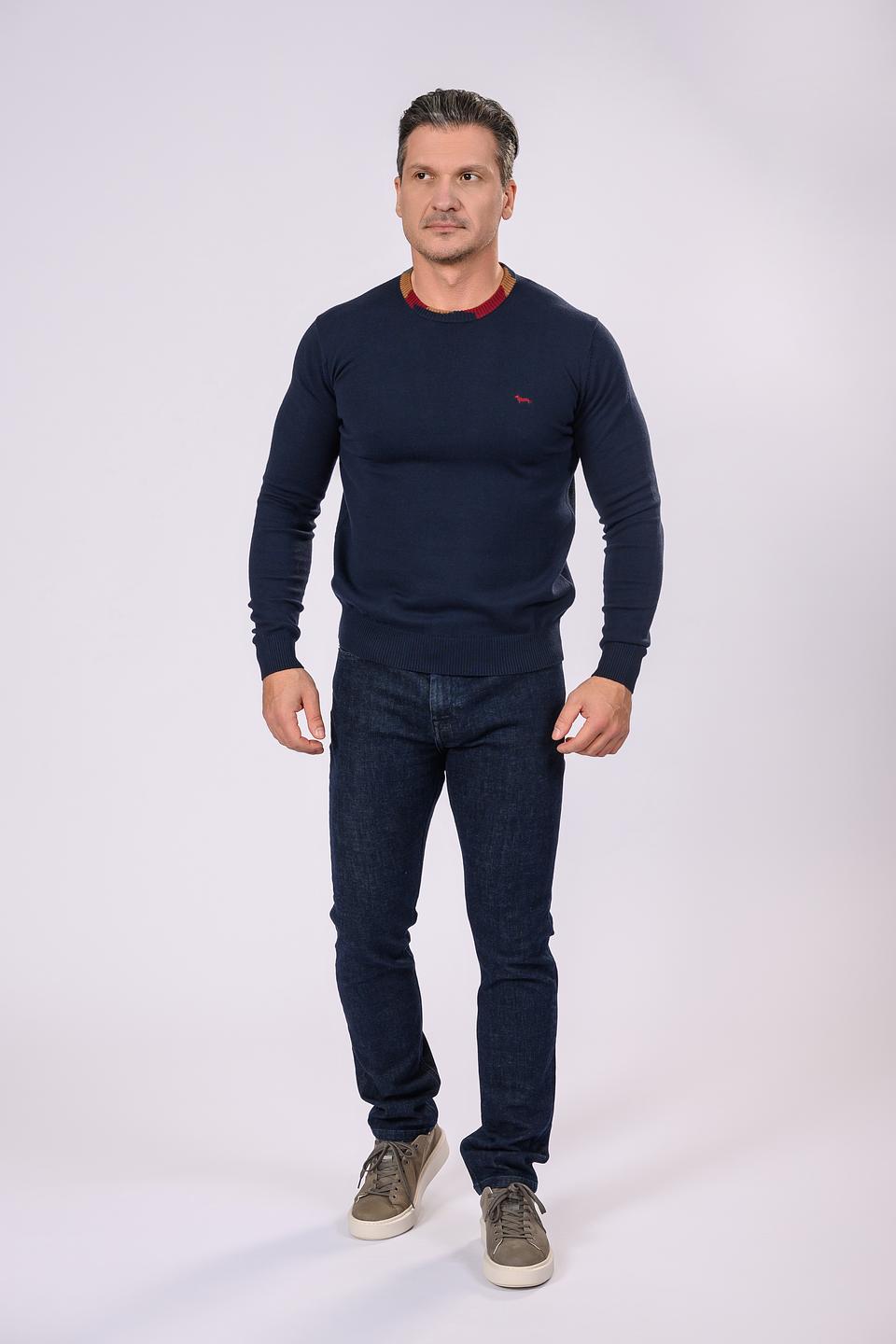 Джемпер Harmont & Blaine муж. тёмно-синий