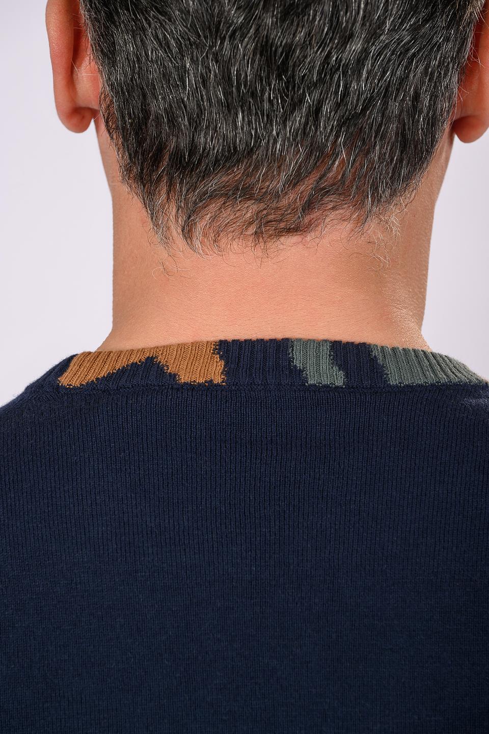 Джемпер Harmont & Blaine муж. тёмно-синий