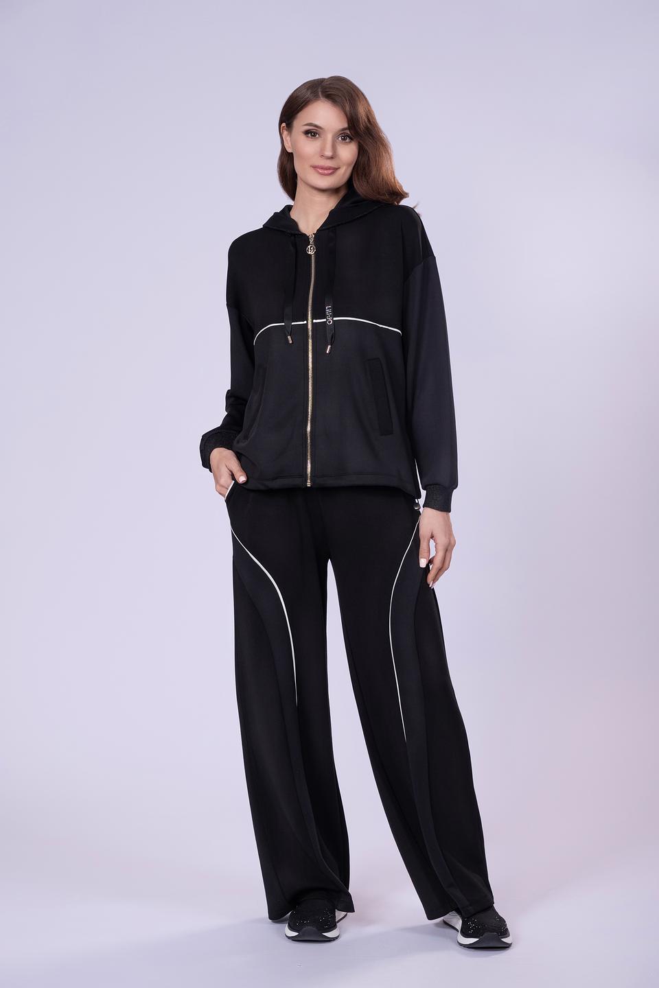 Брюки Liu-Jo с полосками чёрные