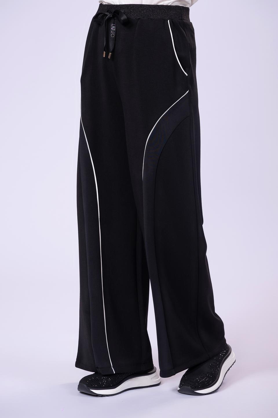 Брюки Liu-Jo с полосками чёрные